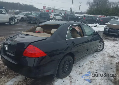 2006 Honda Accord 2.4 Lx from USA, damaged, VIN 1HGCM56476A074254